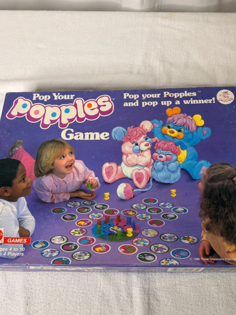 Vintage Popples Pop Your Popples Mattel Game 1986 #1583 Game Complete